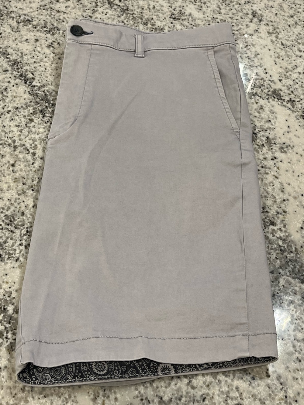 Tahari Chino Shorts Men's 34” & 8.5” Inseam - Gray